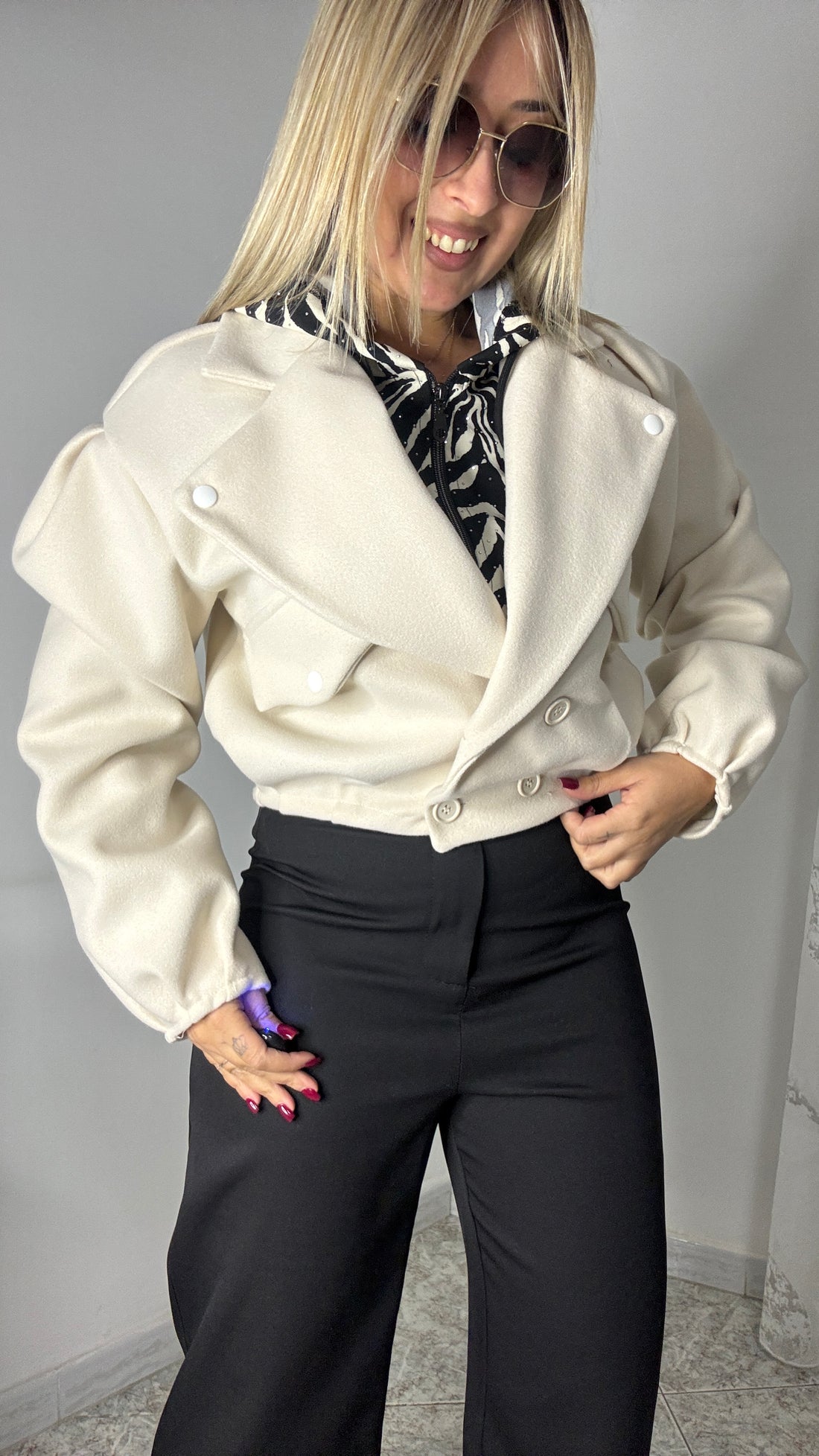 Cappotto Panna