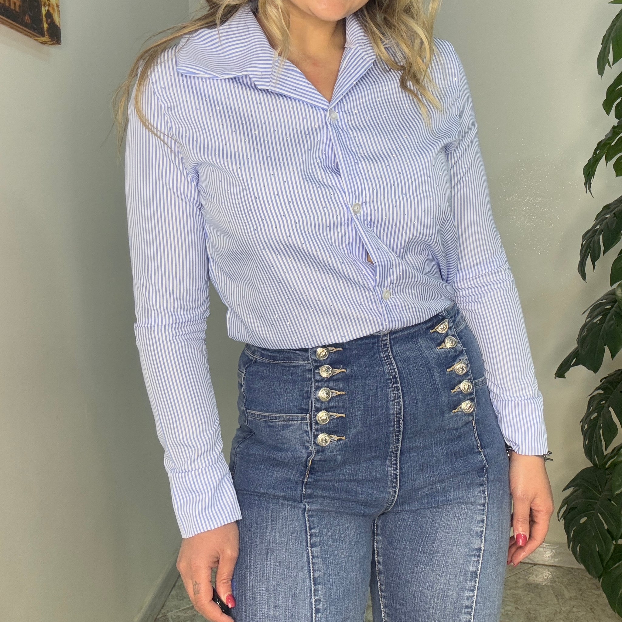 Camicia a righe