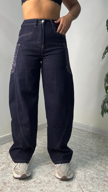 Jeans Balloon Strass