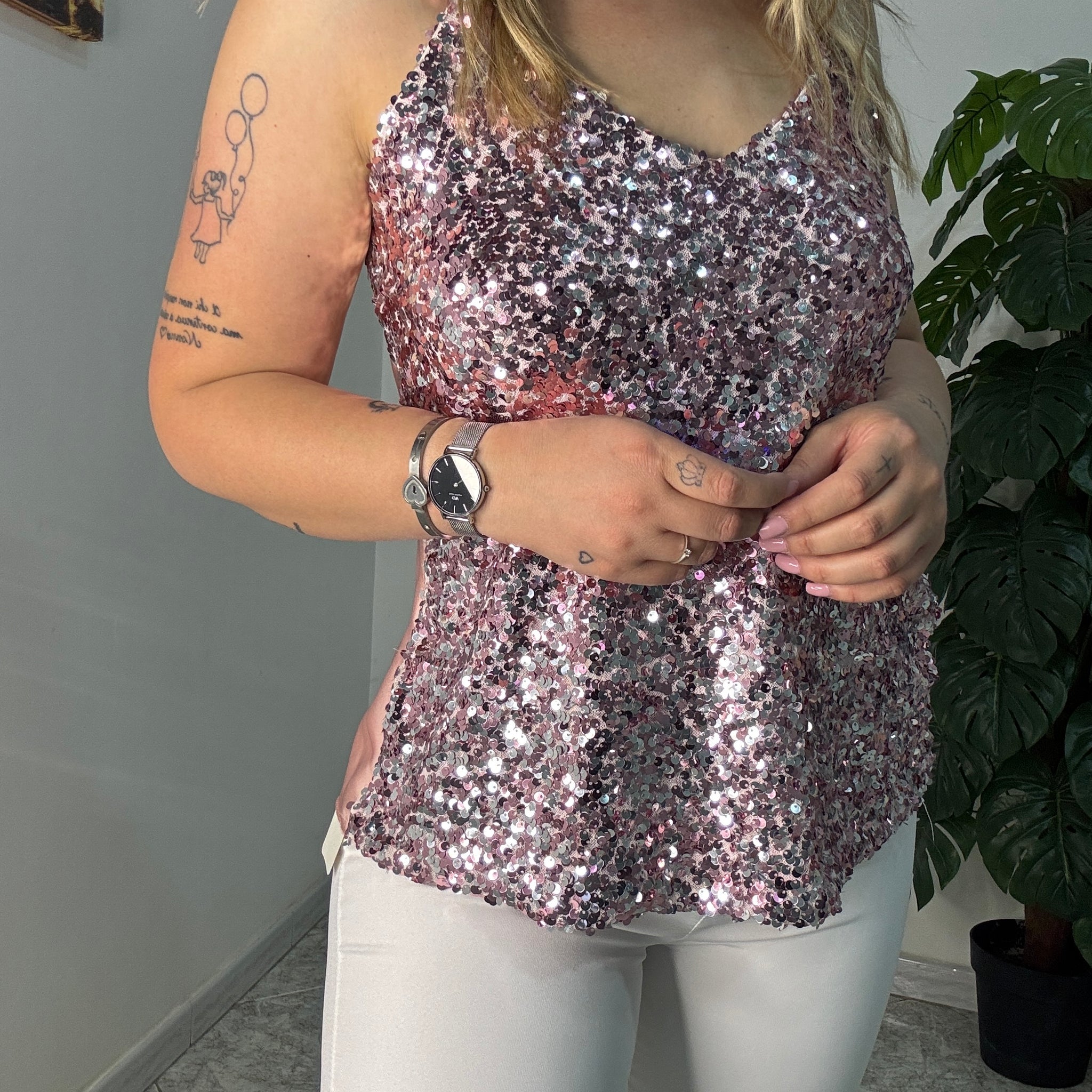 Top Paillettes