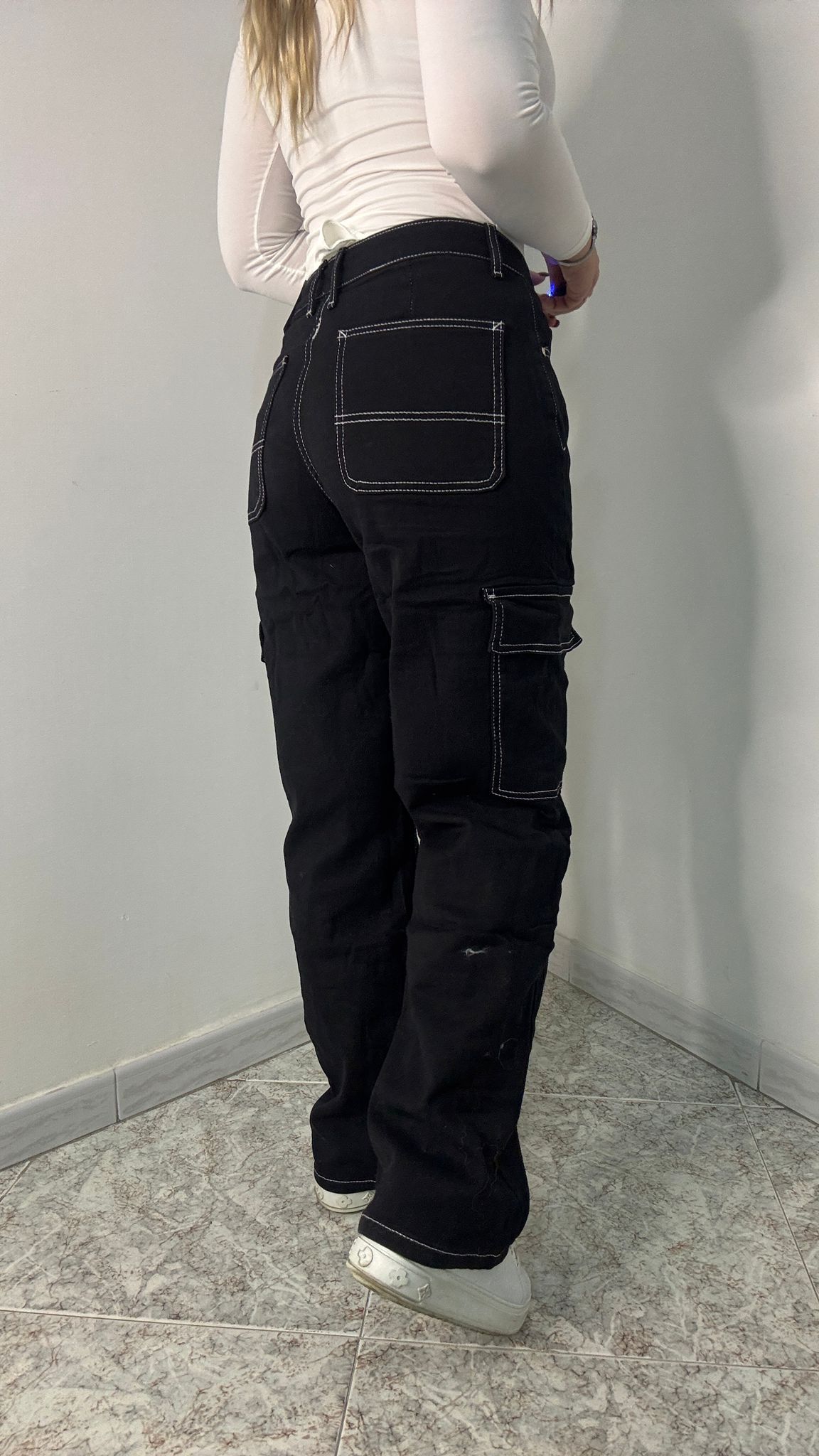 Jeans modello cargo