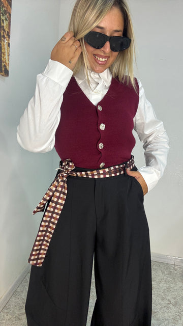 Gilet Bordeaux
