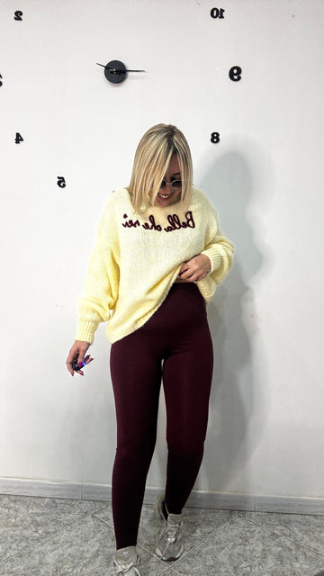 Leggins Bordeaux