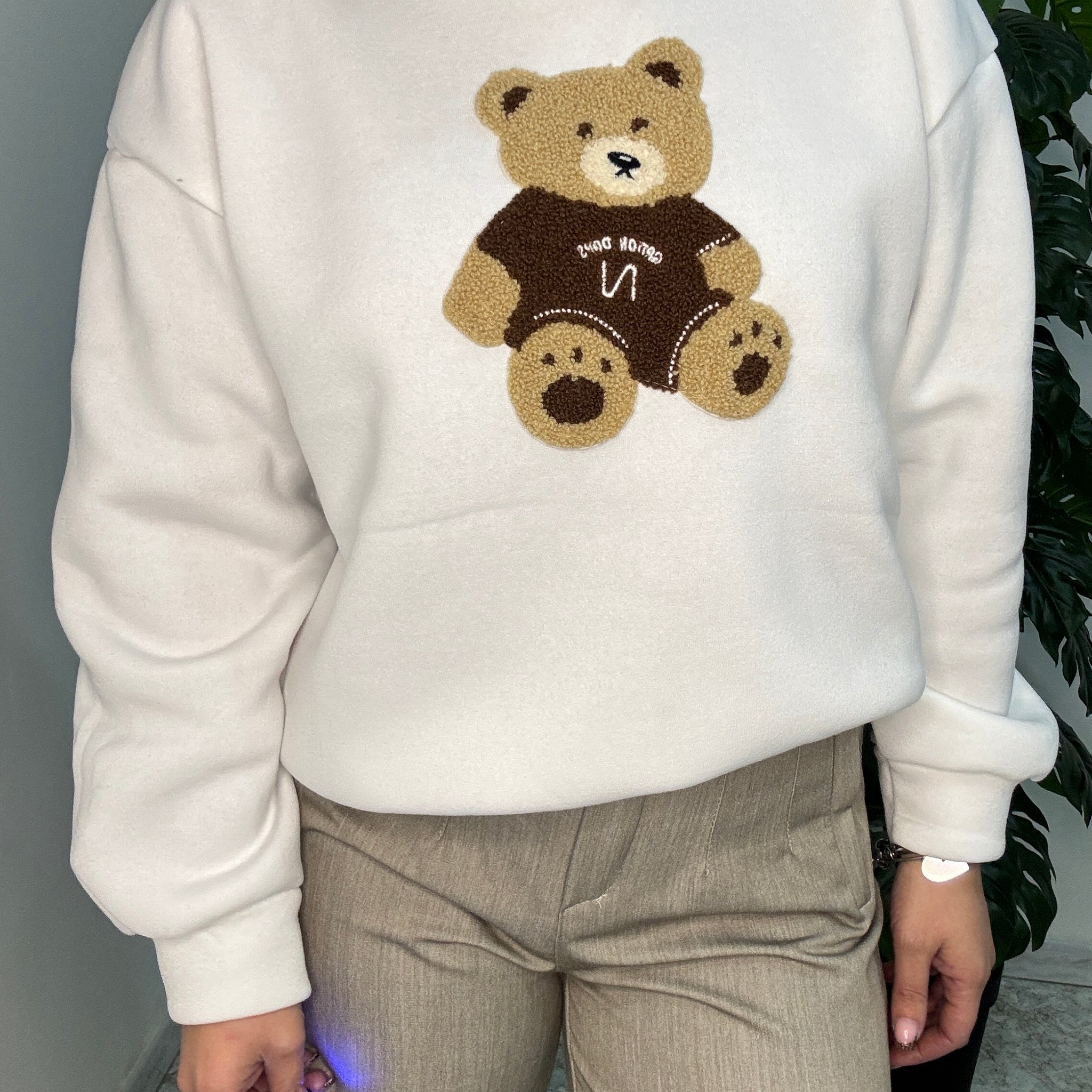 Maglioncino felpa orso