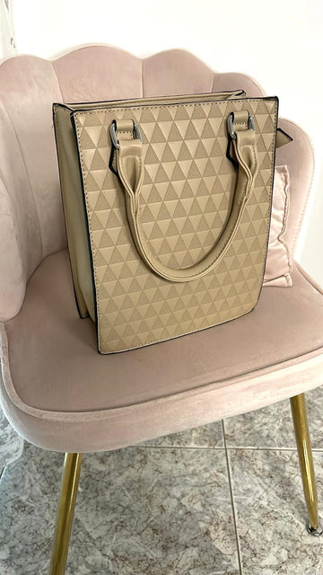 Borsa biscotto in pelle
