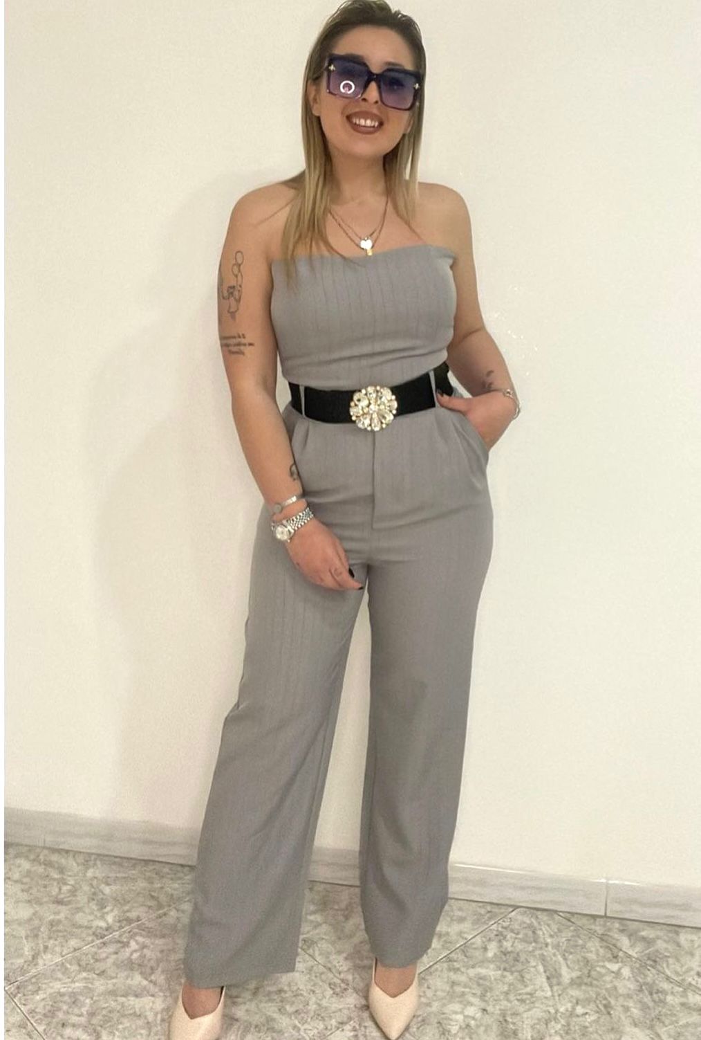 Jumpsuit gessata