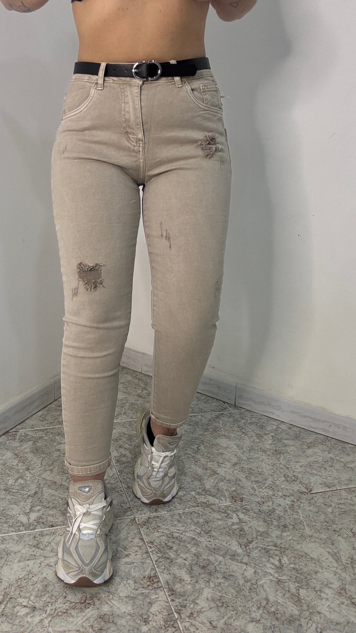 Jeans Tortora