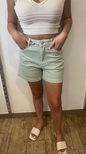Short Verde Acqua
