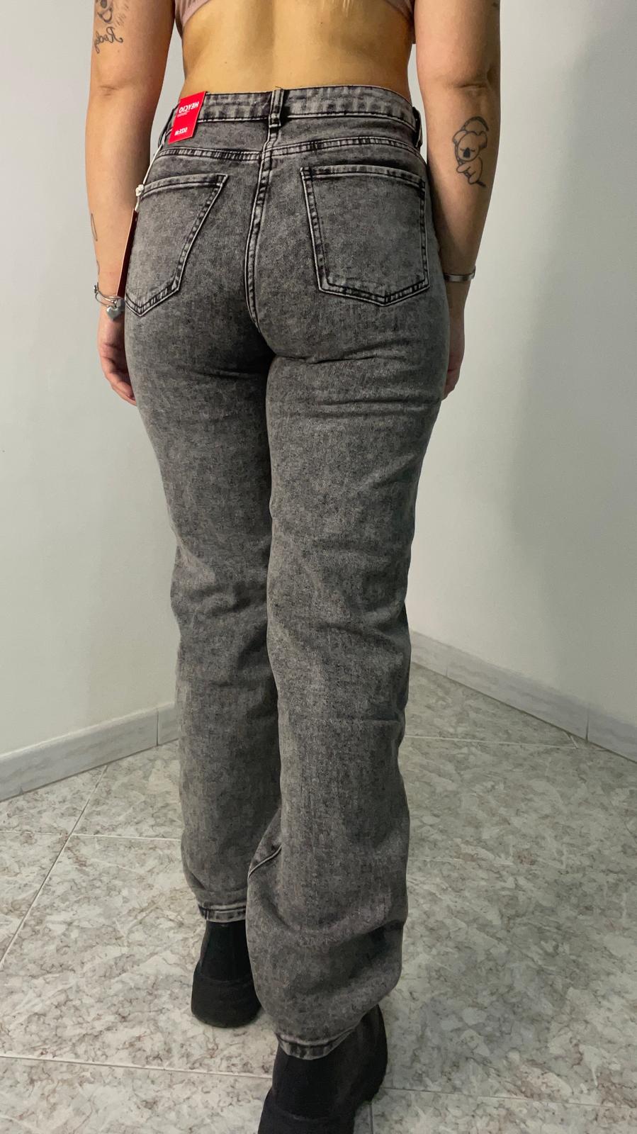 Jeans grigio palazzo