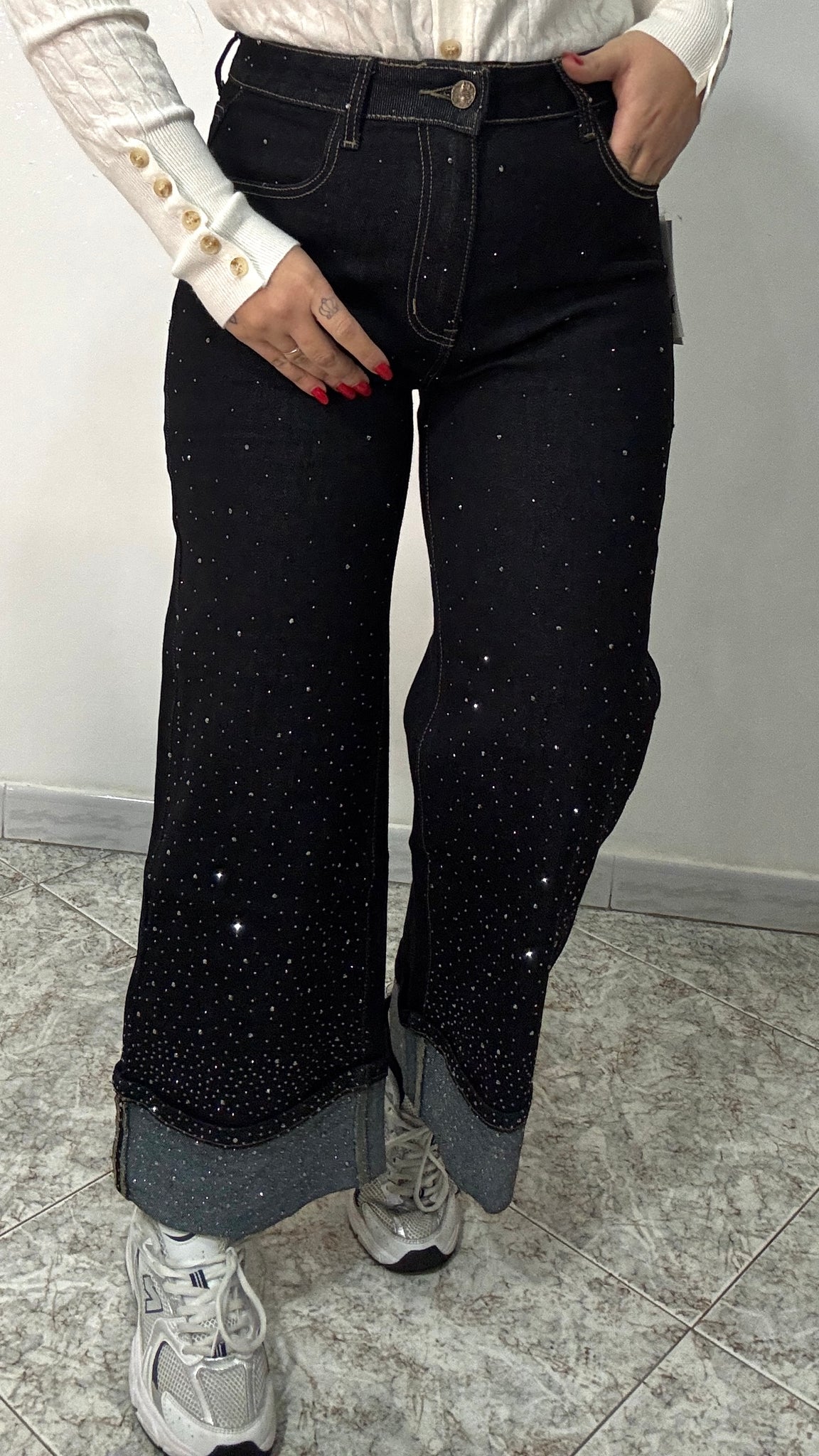 Jeans Brillantini
