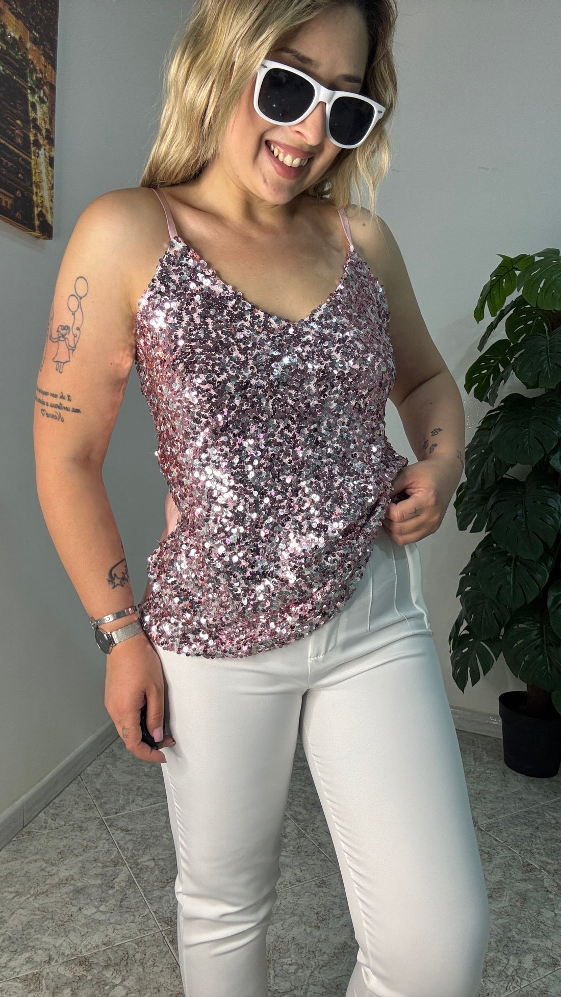 Top Paillettes