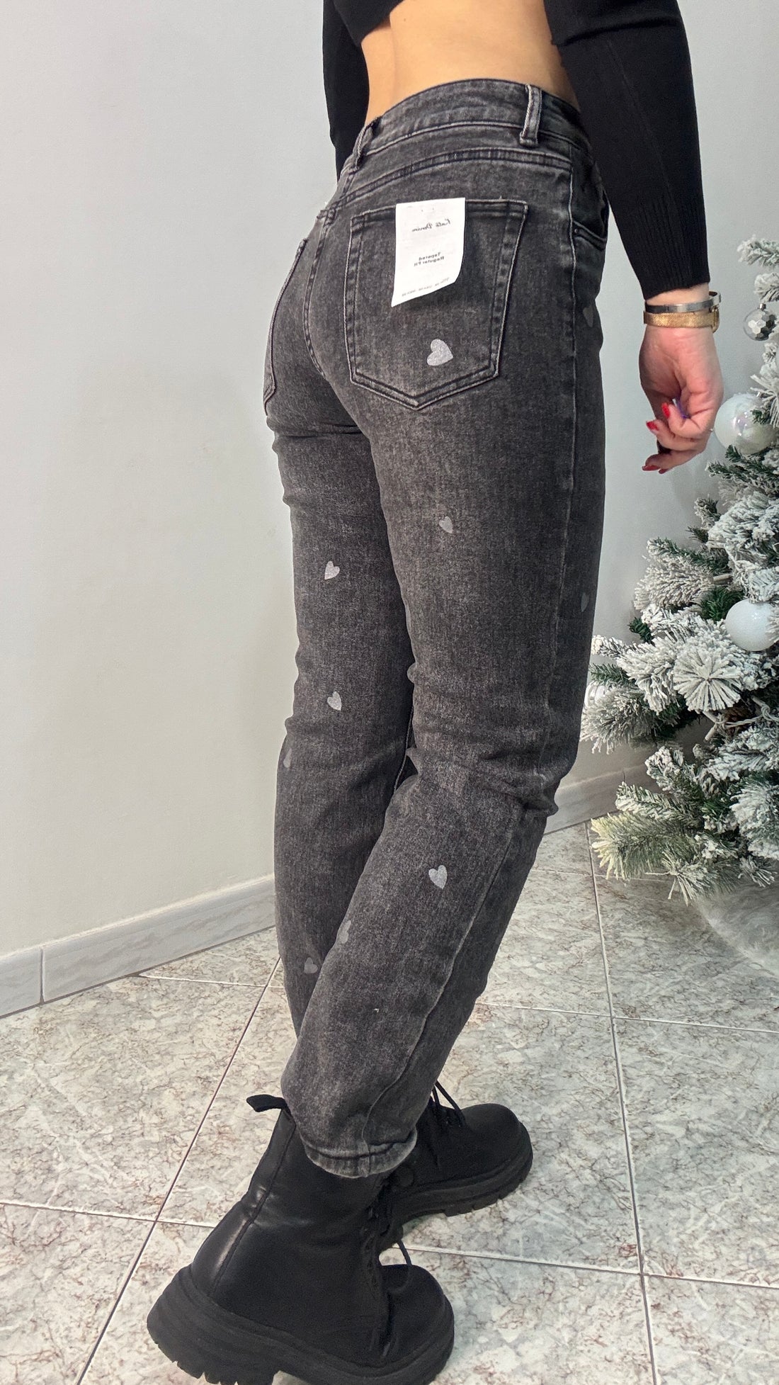 Jeans boy grigio