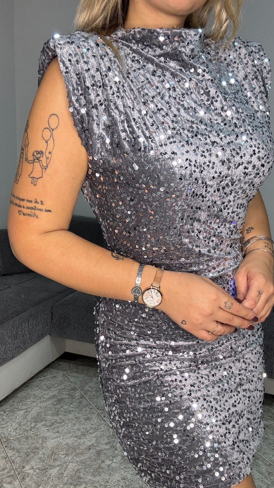Abitino con paillettes