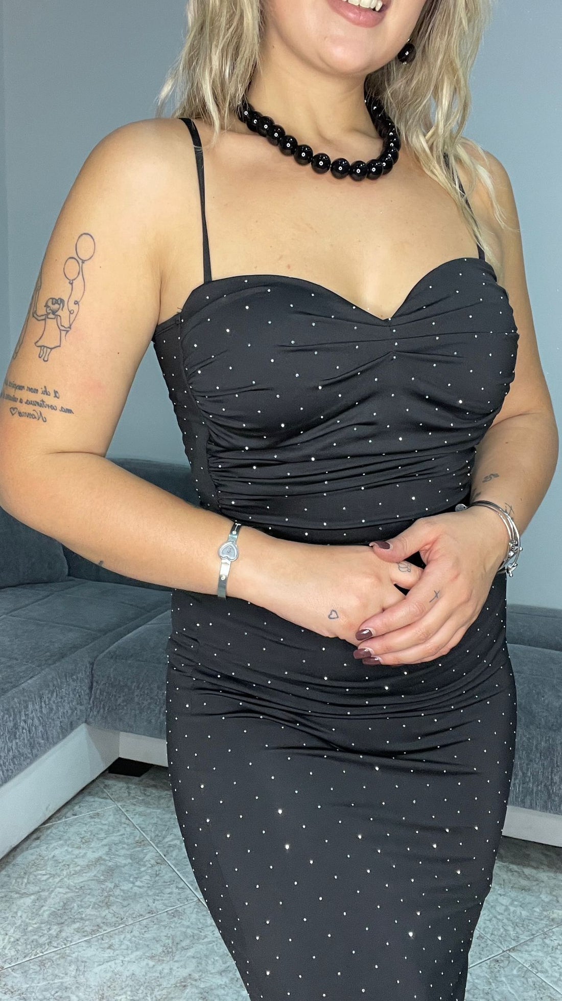 Abito con strass