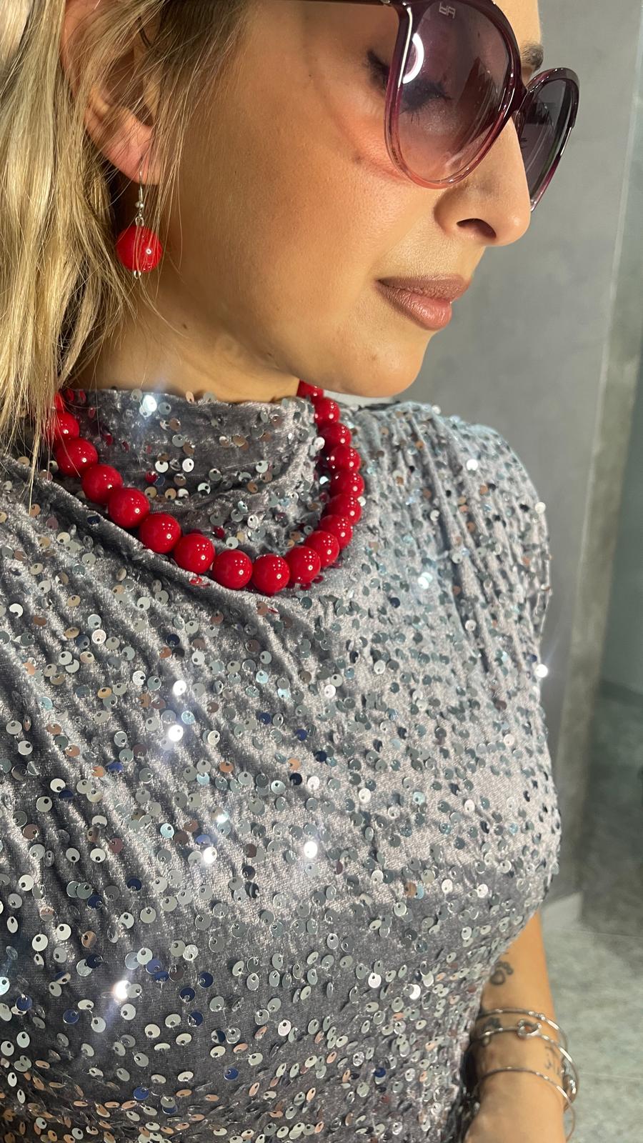 Completo collana e orecchini
