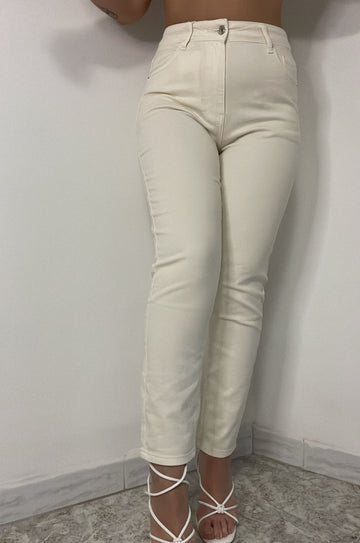 Jeans panna