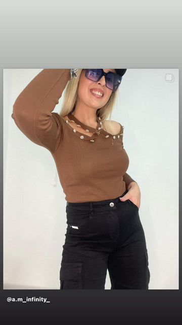 Maglioncino brown